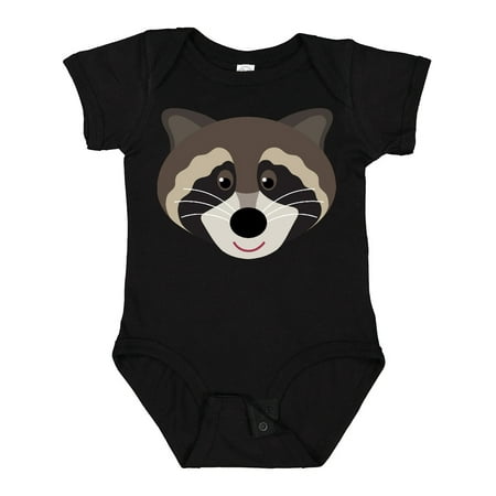 

Inktastic Raccoon Animal Face Gift Baby Boy or Baby Girl Bodysuit
