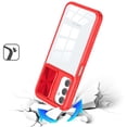 thumbnail image 2 of HD Transparent Case with Camera Privacy Cover for Samsung Galaxy A16 5G - Red, 2 of 3
