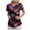 Black, variant on COMVALUE Scrub Tops for Women 2026 Summer Independence Day Printed Short Sleeve V Neck Scrubs Nurse Uniforms Tops with Pockets (Watermelon Red, XXL)