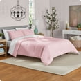 thumbnail image 5 of Mainstays 3-Piece Waffle Comforter Set with Matching Shams, Pink Dusk, Full/Queen, 5 of 11