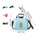 thumbnail image 6 of 8L Electric Garden Sprayer with Multiple Nozzles Adjustable Shoulder Strap Rechargeable Battery for Outdoor Watering Cleaning and Weed Control Irrigation, 6 of 6