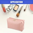 thumbnail image 3 of Vocoste Makeup Bag Cosmetic Travel Bag Waterproof PU Leather Case Makeup Bag for Girl S Size Pink 1 Pcs, 3 of 7