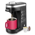 thumbnail image 1 of CHULUX Single Serve Coffee Maker, K Cup Coffee Machine for Single Cup Capsule with 12 Ounce Reservoir, Black, 1 of 7