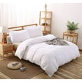 thumbnail image 2 of 800 Thread Count 100% Egyptian Cotton 3 Piece Duvet Set with Zipper Closure & Corner 3 Pc Duvet Set Solid Pattern, 2 of 4