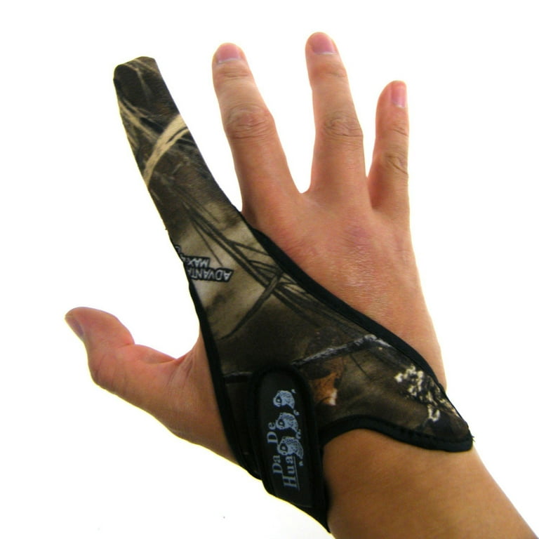 Left or Right hand Camo camouflage Non slip Fishing Casting Glove  Single-finger Gloves 