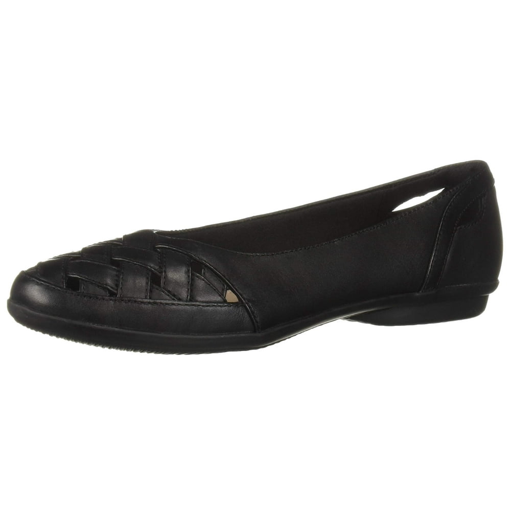 clarks gracelin maze leather flat