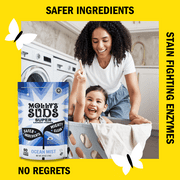 Mollys Suds Super Powder Laundry Detergent | Sensitive Skin | Earth Derived Ingredients | Ocean Mist, 60 Loads