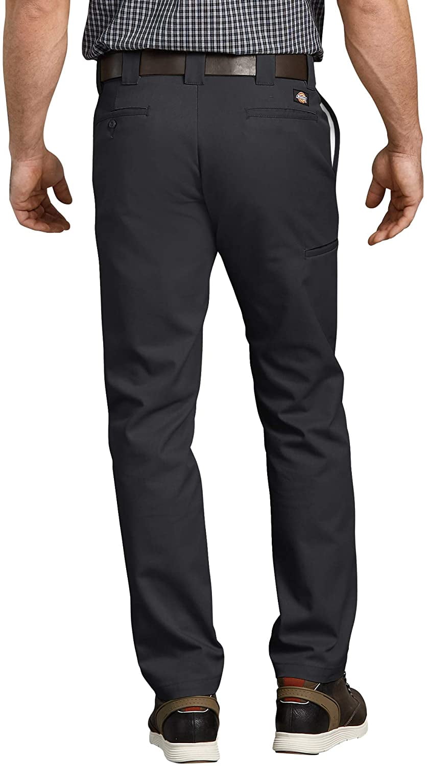 dickies mens flex slim fit taper leg work pant Walmart