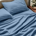 thumbnail image 3 of Bare Home Coronet Blue Microfiber Sheet Set, Wrinkle Resistant, Deep Pocket, Queen, 3 of 6
