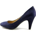thumbnail image 2 of American Rag Womens Felix Fabric Round Toe Classic Pumps 3" Heel Shoe 10 M Blue, 2 of 5