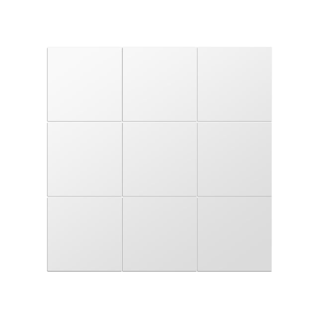 Pegatinas de pared con espejo 3D Sincero juego de 9 azulejos acrílicos autoadhesivos 15cm