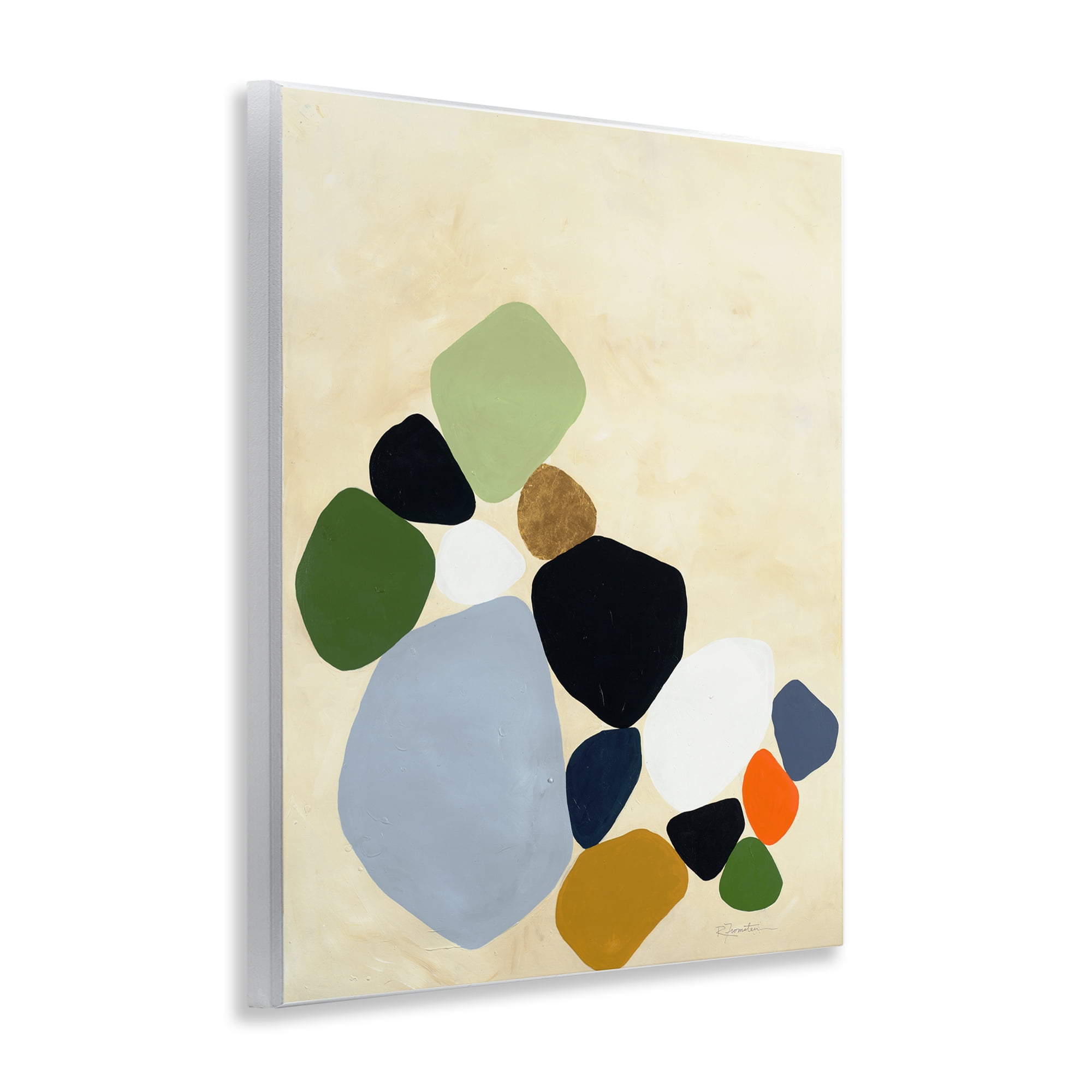 Stupell Industries Balanced Shapes Cluster Wall Plaque Art, design by Ruth Fromstein