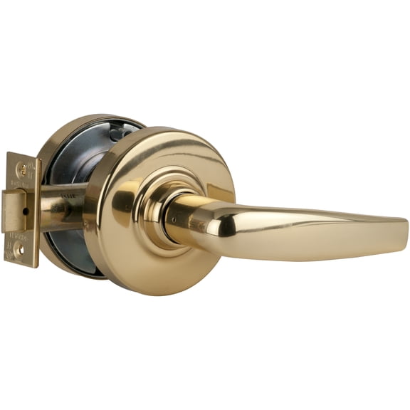 Schlage ND10S ATH 605 ND Series Bright Brass Passage Function Lever
