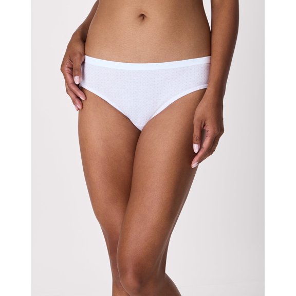 Hanes Ultimate Bikini 6-Pack Women's Underwear Breathable Cotton Tagfree Cool Comfort