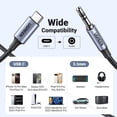thumbnail image 3 of Adaptador de audio UGREEN Aux a USB C tipo C, cable para auriculares de 3,5 mm, 3 of 9