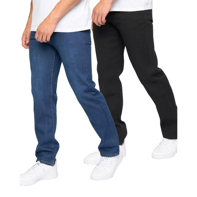 Smith & Jones Jeans Droits Sazzi pour Hommes (Lot de 2)