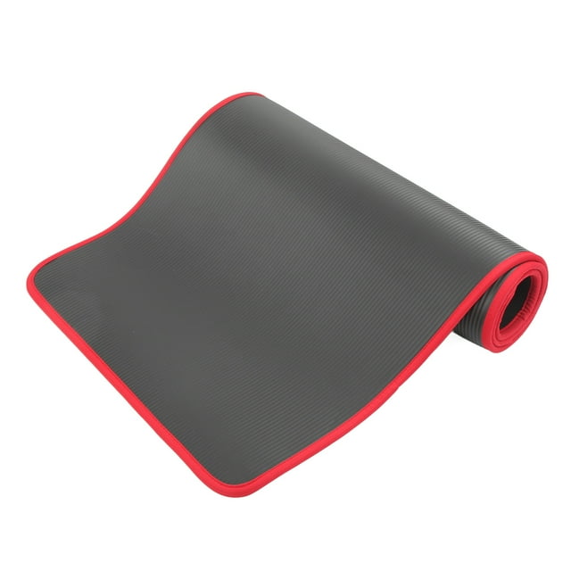 Yoga Mat, Black Alignment Lines Wear TPE Fitness Mat For Home