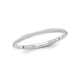 thumbnail image 3 of Ladies 1.5mm Stackable Milgrain Wedding Band Ring in 14K White Gold for Women, 3 of 4