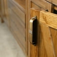 thumbnail image 4 of Goo-Ki 2.5''(64 MM) Hole Centers Antique Brass Cabinet Handles, Luxury Zinc Alloy Cabinet Cup Pulls for Dresser,Drawer,and Cupboard, 6 Pack, 4 of 7