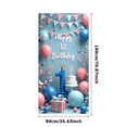 thumbnail image 2 of Colorful Theme Happy 1st Birthday Party Decor Cake Decoration Balloon Design Crown for Kids Celebration Indoor Decoration Photo Shoot, 2 of 7