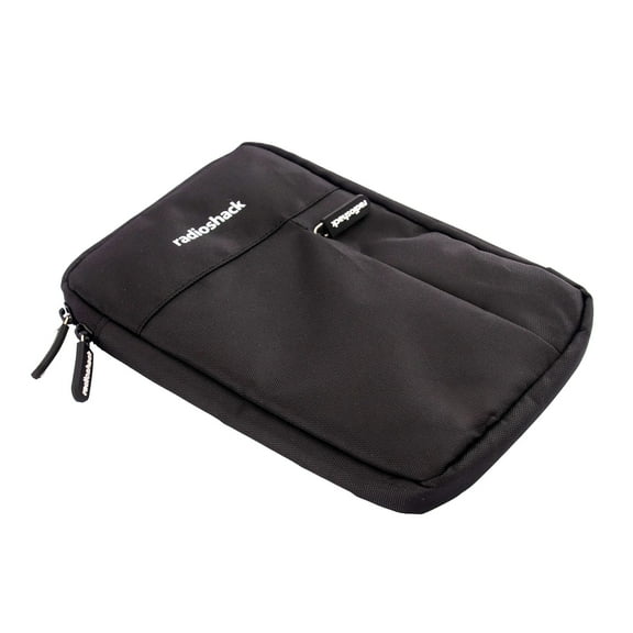 RadioShack Protective Tablet Case, Tablet Carrying Case for iPad and for Android Tablets with Extra Pockets for Additional Accessory Storage, Black, 7-Inch to 8-Inch