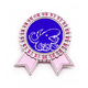 thumbnail image 1 of Pulpo alimentos acuáticos Insignia broche Medalla rosa premiada, 1 of 3