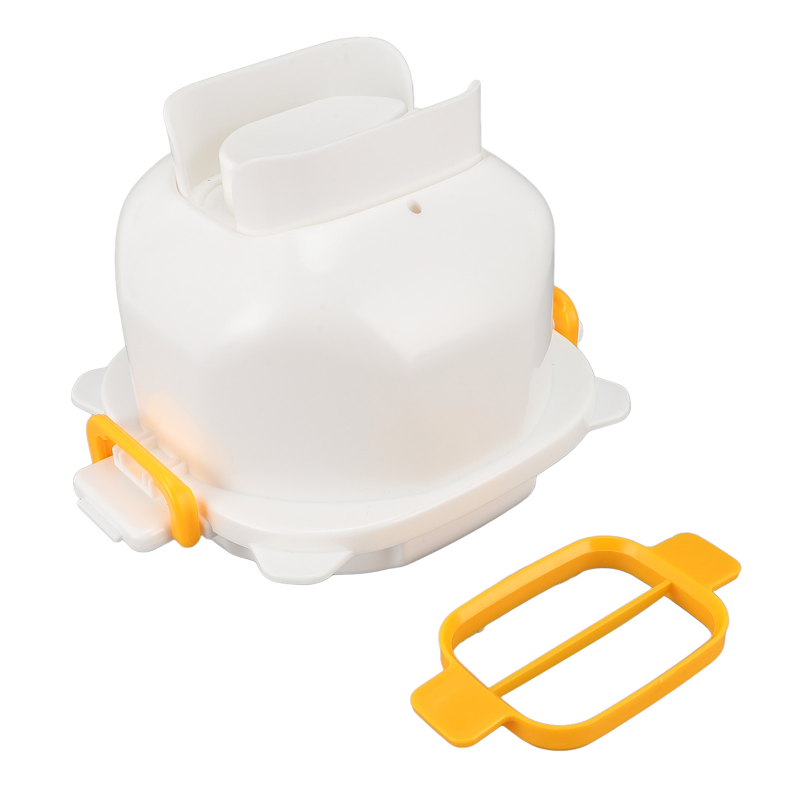 Microwave Boiled Egg Poacher, Fast Microwave Boiled Egg Cooker Steaming Cutting 4 Cavities  For Home