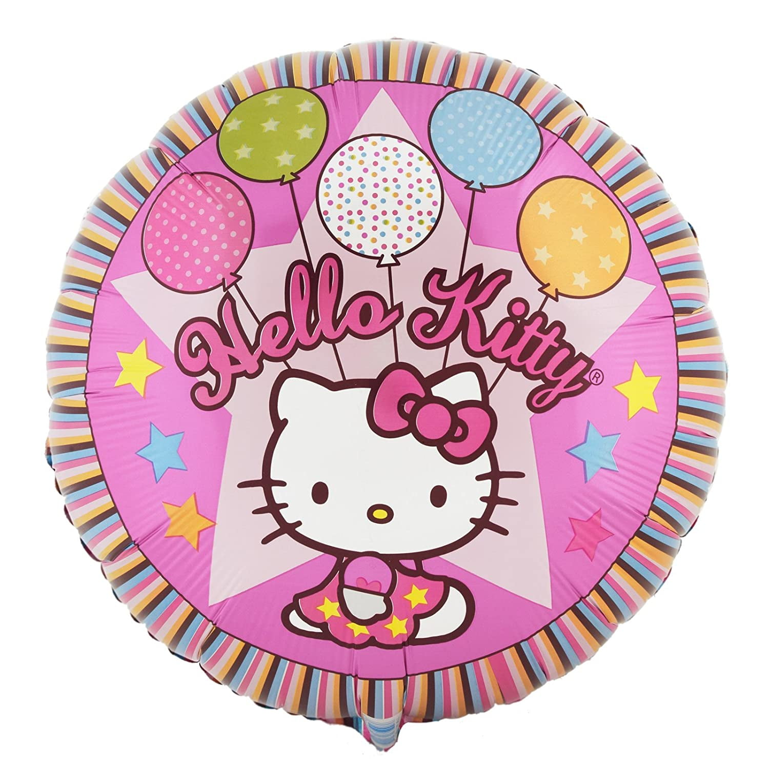 12 Hello Kitty Balloon Dreams Birthday Party Personalized Treat Bag Stickers