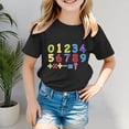 thumbnail image 2 of Chandail Filles Col Rond Hauts Graphiques T-Shirts Hauts de Baseball Filles Taille 10-11 Ans Vêtements, 2 of 4