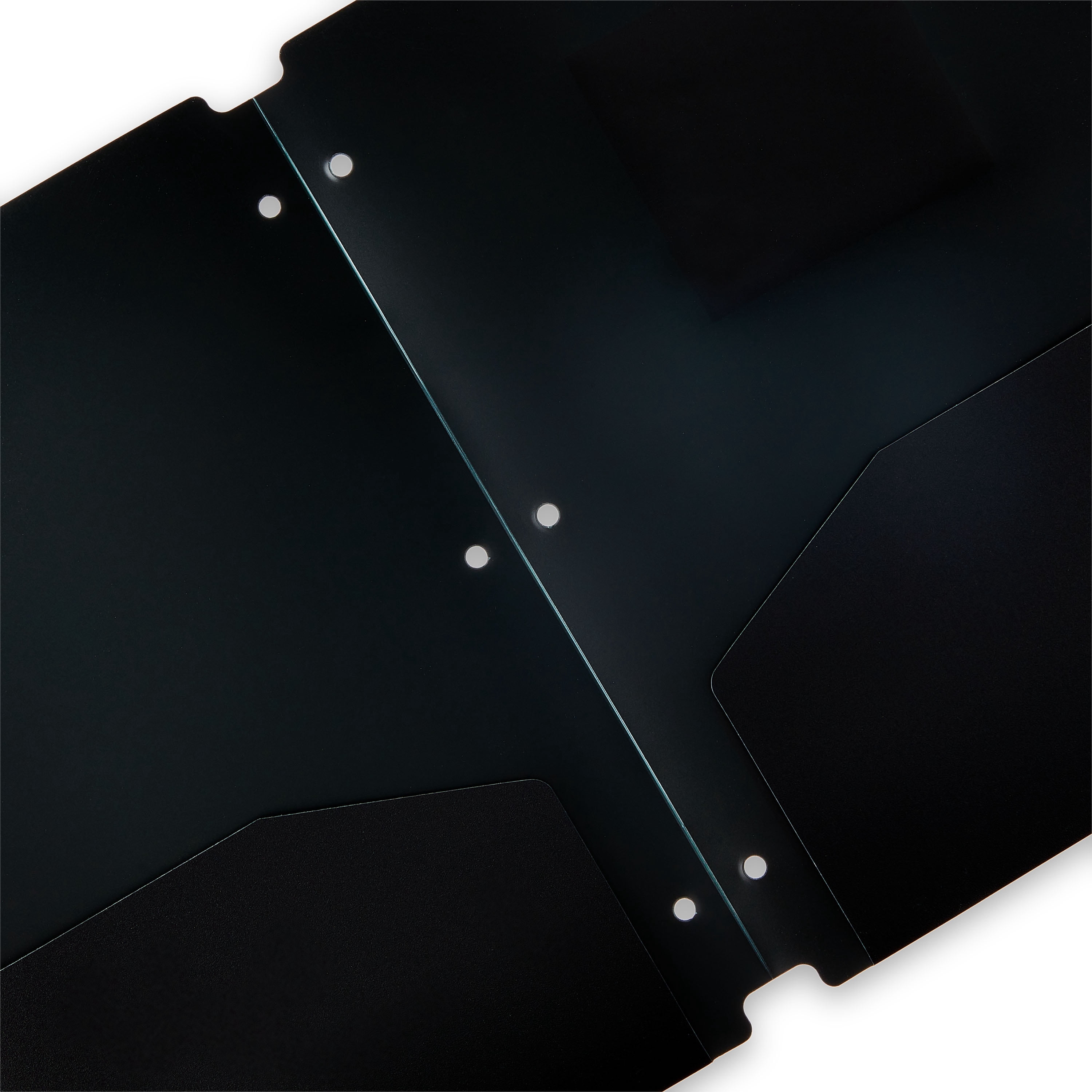 Pen+Gear 2-Pocket Poly Folder, 9.4" x 11.4", Black
