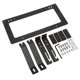 thumbnail image 2 of Soporte de montaje de marco para matrícula delantera de coche, reemplazo de aleación de aluminio para Tesla modelo Y 2017-2022, negro, 2 of 14
