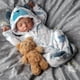thumbnail image 3 of Muñeca Reborn Babeside para niño, 50 cm, realista, con ropa de más de 3 años, 3 of 8