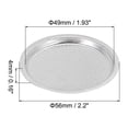 thumbnail image 2 of Uxcell Stovetop Espresso Maker Parts 1 Filter and 6 Silicone Gasket Seals 56x49x4mm for 3-Cup Mocha Coffee Maker Pot, 2 of 6