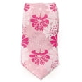 thumbnail image 3 of Pink Floral Men's Tie, 3 of 5