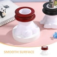 thumbnail image 6 of WASHWEPE 1Set Cartoon Figurine Shape Red Vinyl Pen Holder for Desk Organizer Office Supplies 3.93X3.93X3.34in, 6 of 8