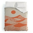 thumbnail image 2 of Society6 Vintage Mountains Line Art by Viviana Gonzalez Duvet Cover, 2 of 2