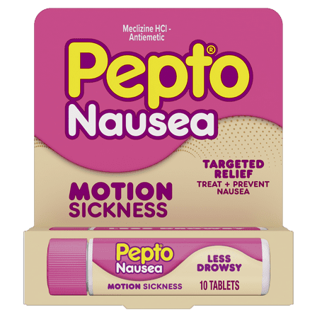 Pepto Nausea Motion Sickness, Treats and Prevents Nausea - 10ct