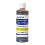 Major Povidone Iodine Topical Antiseptics Solution 8 oz, 1-Pack