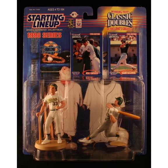 1998 Starting Lineup Classic Doubles Jose Canseco & Mark Mcgwire Figures