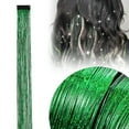 thumbnail image 2 of Guirlande de Cheveux, Accessoires pour Filles, Guirlande à Clipser, Guirlande à Clipser Colorée Pailletée Accessoires 20 Pouces Extensions Y Kit pour Femmes Filles Enfants, 2 of 9