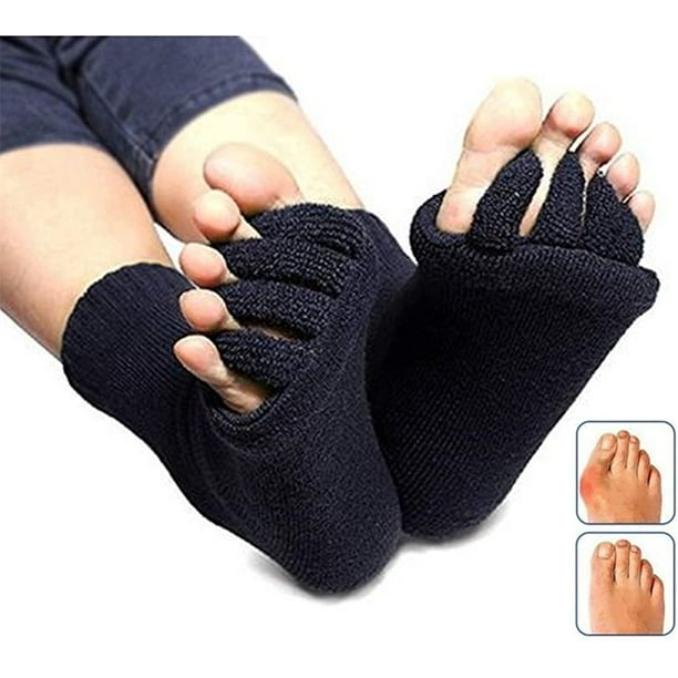 Mens Toe Separator Socks, Mens Yoga Toe Socks