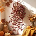 thumbnail image 5 of MMJ 4 Pack Artificial Morning Glory Hanging Vine Wall Decor Faux Flower Garland Fall Home Outdoor 29.92in, 5 of 6