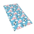 thumbnail image 2 of Wukai Panda Flying in the Sky Lightweight, Quick-Drying Microfiber Towels - Soft and Absorbent for Fitness, Sports, Yoga, Travel, Gym - 2 Pack, Dark Grey, 2 of 8