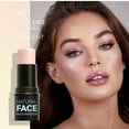 thumbnail image 4 of Kokovifyves Highlighter Makeup Stick Face Shaping and Stick Make-up Easy To Use with Buildable Cover, 4 of 4