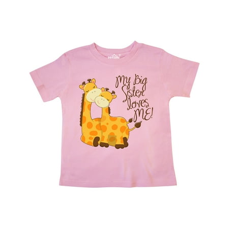 

Inktastic My Big Sister Loves Me! Gift Toddler Boy or Toddler Girl T-Shirt