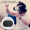 thumbnail image 3 of Silicone VR Auricular Cubierta Anti-Scray Auriculares Protector Flexible Almacenamiento Shell Gamers Regalos Reemplazo para Oculus Quest 2 Negro Speravity EL005809-01, 3 of 7
