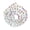 AB Color, variant on BIMZUC Glass Claw Chain High Hardness Single Row Rhinestone Trim Strips for Clothing Shoes Jewelry Accessories Sewing Crafts DIY Decoration 1 Yard (36 inches / 91.4 cm) - Gray