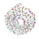 thumbnail image 1 of Cadena de garra de vidrio de color AB, tiras de diamantes de imitación de una sola fila de alta dureza para realzar la moda: accesorios para ropa, zapatos y joyas, 1 of 8