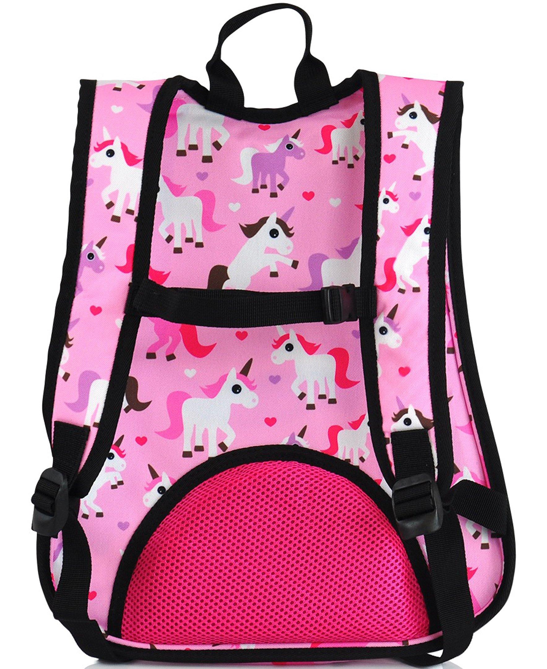O3KCBP020 Obersee Mini Preschool All-in-One Backpack for Toddlers and Kids with integrated Insulated Cooler | Unicorn - image 2 of 5