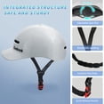 thumbnail image 2 of Adult Bike Helmets for Men - Women Bicycle Helmet - Certified Comfort Lightweight Adjustable Baseball Cap Style Cycling Helmet for Urban Commuter Road Biking Scooter, 2 of 12
